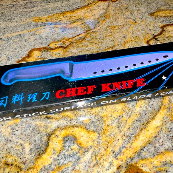 CHEF KNIVE - non stick surface NIB - Picture 1 of 4